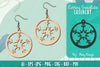 Snowflake Earring Lasercut SVG Bundle