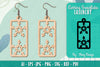 Snowflake Earring Lasercut SVG Bundle