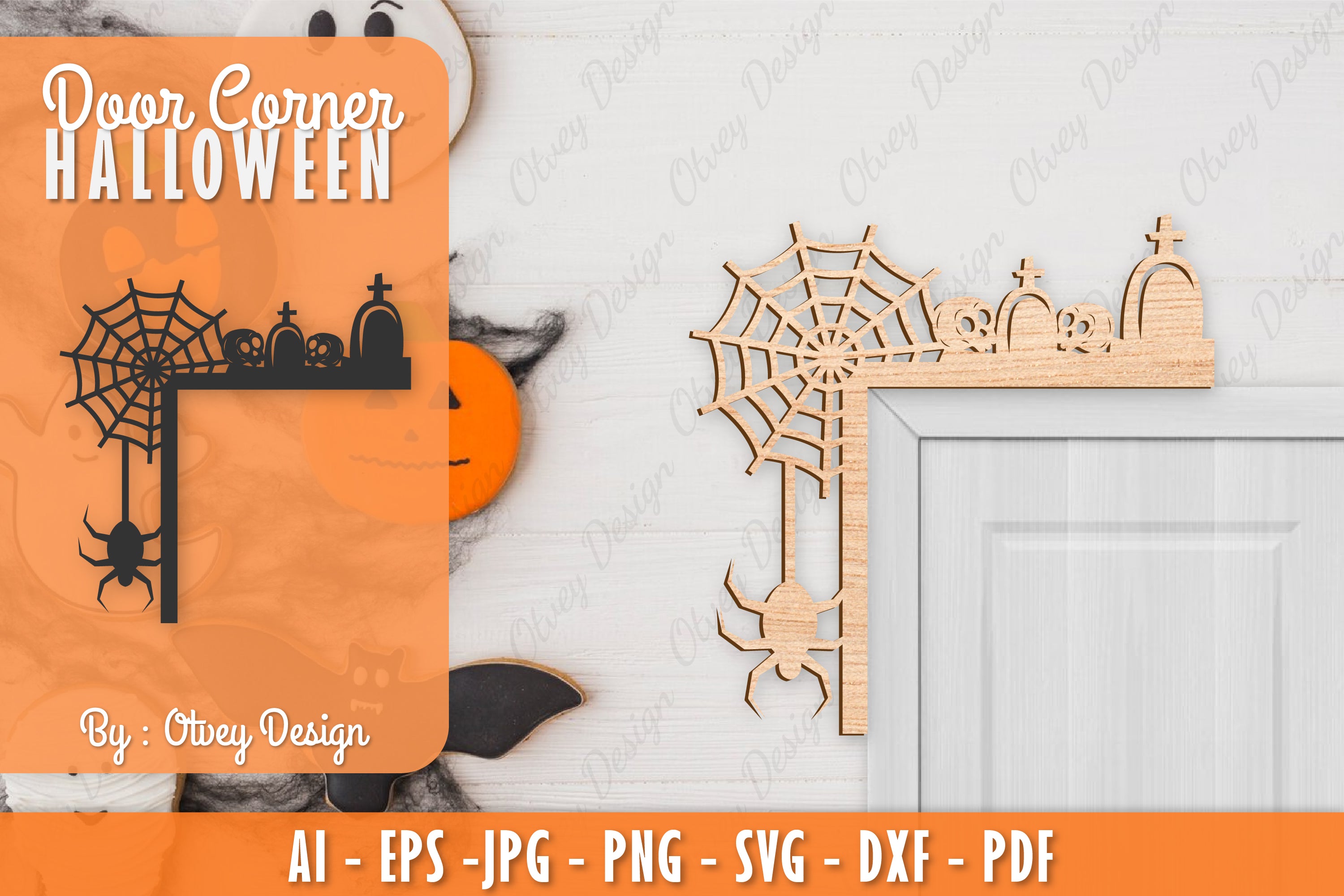 Corner Door Halloween SVG Bundle 5 - CraftNest - Digital Crafting and Art