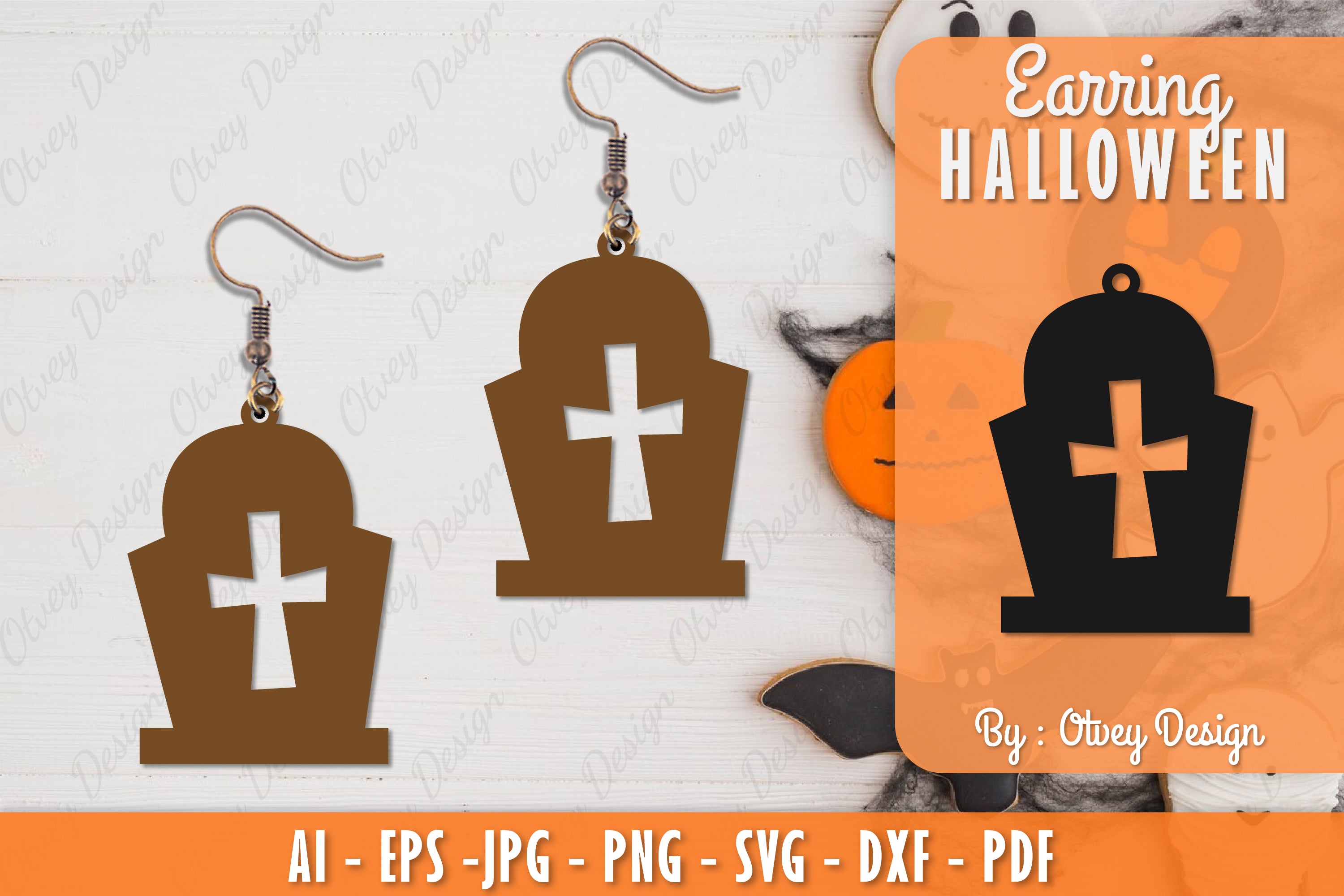 Earring Halloween Lasercut SVG Bundle 5 - CraftNest - Digital Crafting and Art