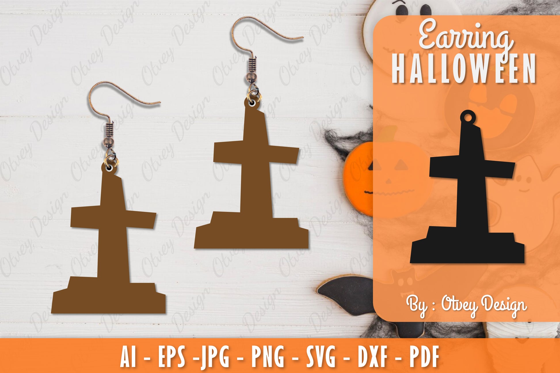 Earring Halloween Lasercut SVG Bundle 6 - CraftNest - Digital Crafting and Art