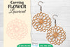 Earring Flower Lasercut SVG Bundle