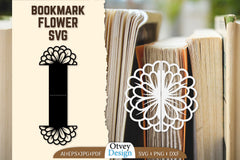 Cutout Flower Bookmark SVG Bundle 14 - CraftNest - Digital Crafting and Art