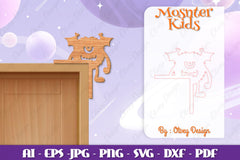 Monster Kids Corner Door Lasercut SVG Bundle 30 - CraftNest - Digital Crafting and Art