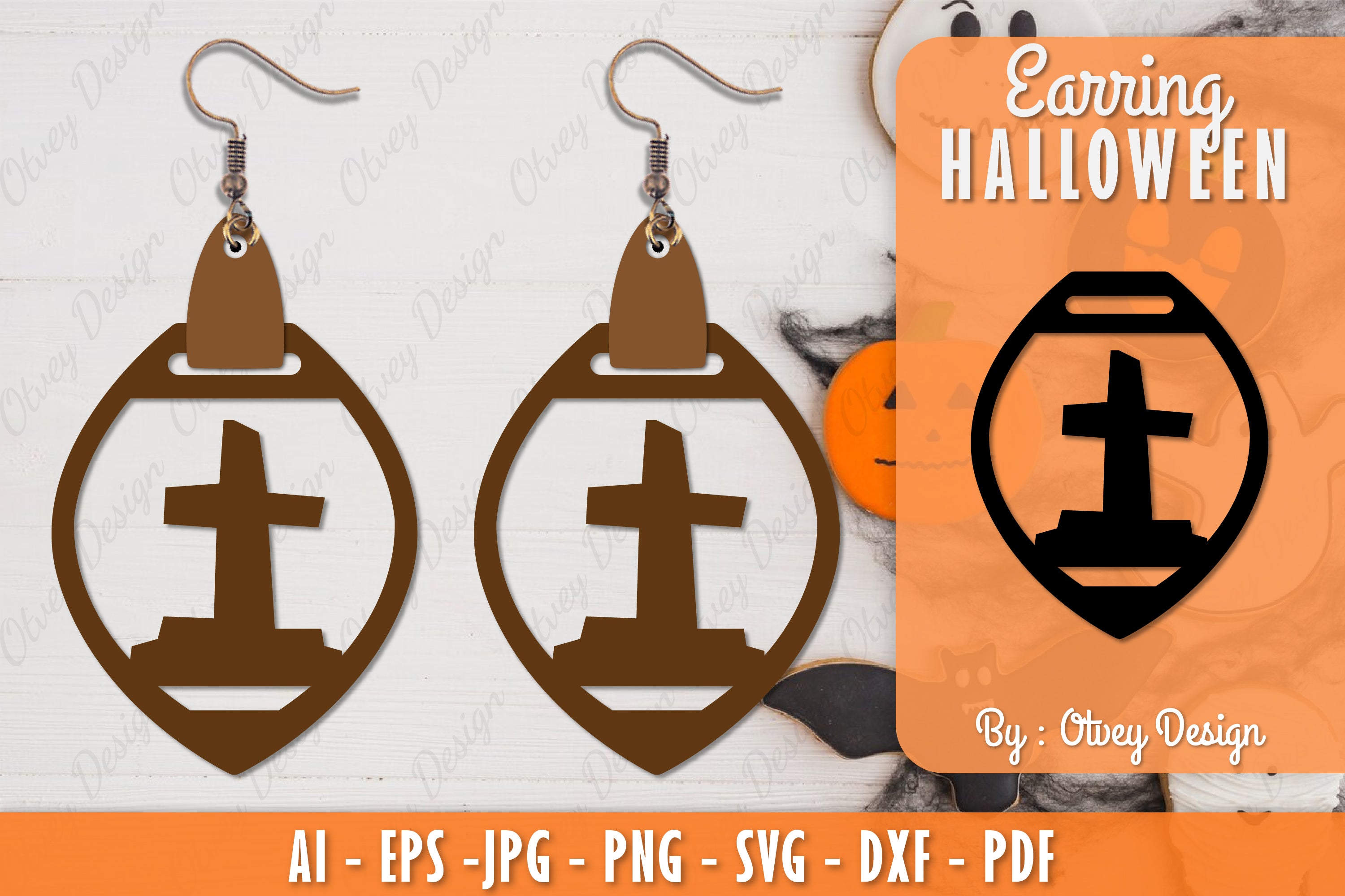 Earring Halloween Lasercut SVG Bundle 267 - CraftNest - Digital Crafting and Art