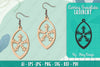 Snowflake Earring Lasercut SVG Bundle