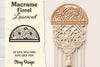 Macrame Frame Floral Lasercut SVG Bundle