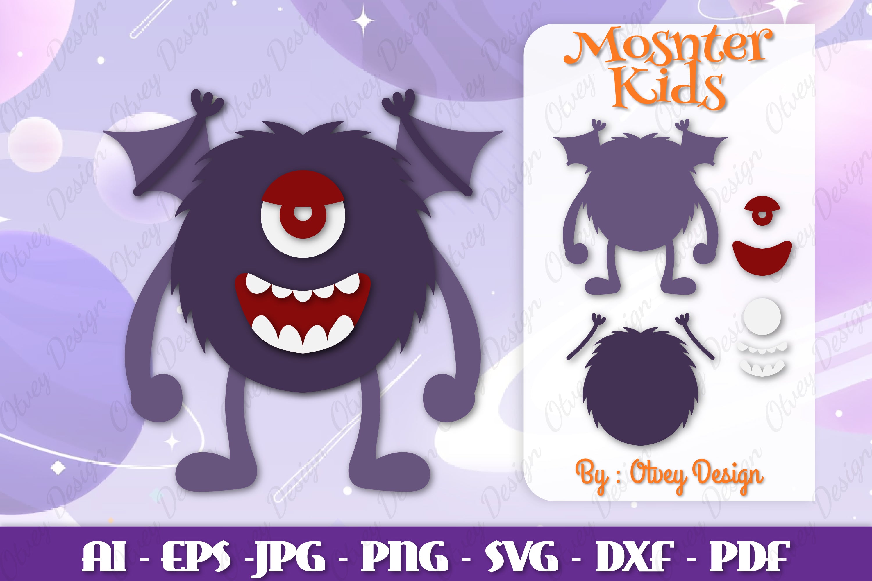 Monster Kids SVG Bundle 14 - CraftNest - Digital Crafting and Art
