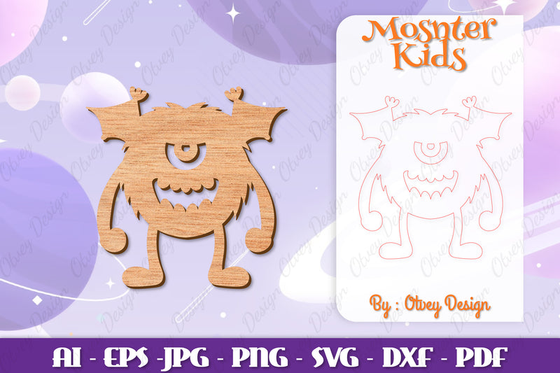 Cute Monster Designs SVG Bundle 12 - CraftNest - Digital Crafting and Art