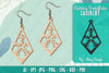Snowflake Earring Lasercut SVG Bundle