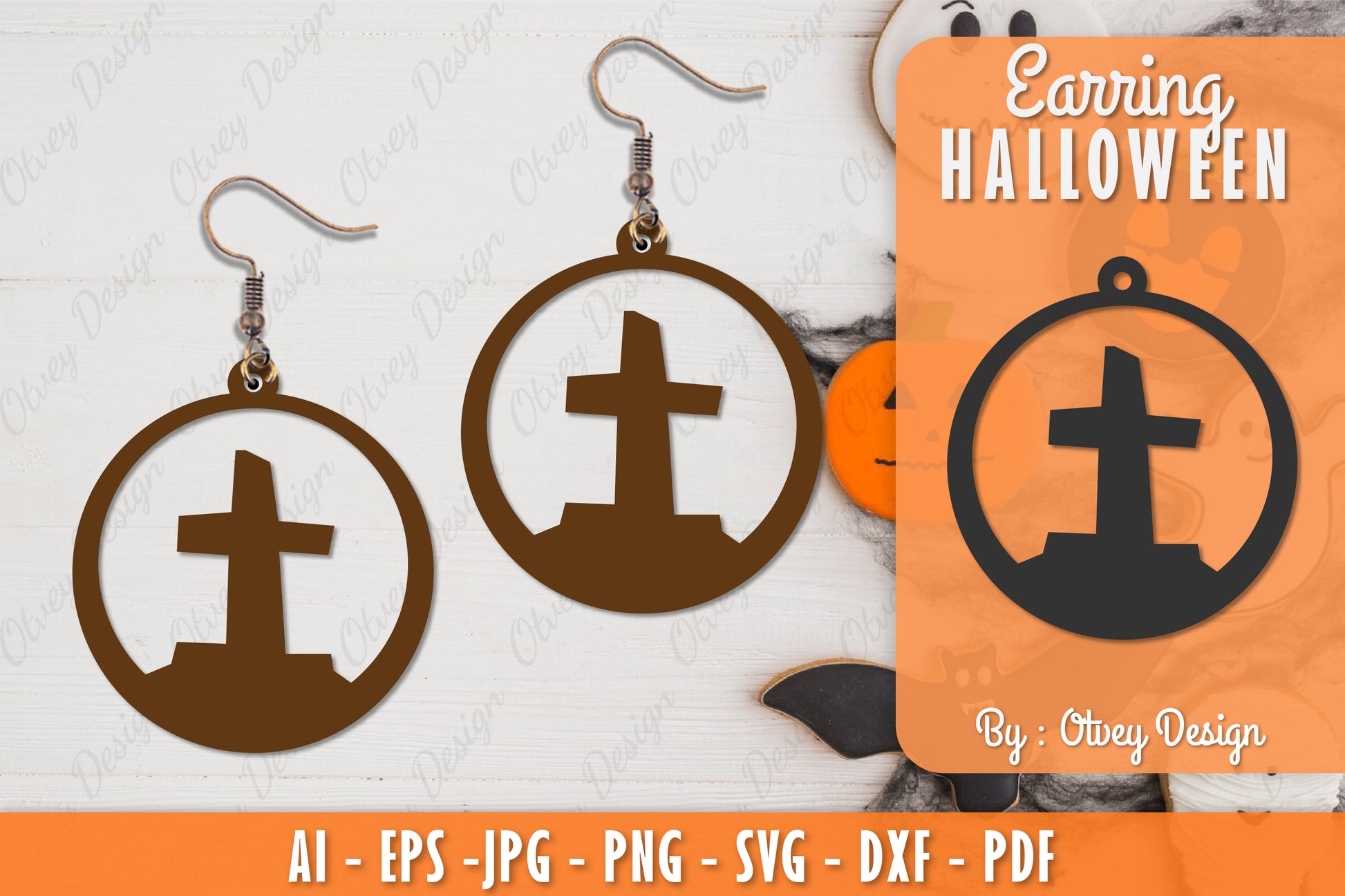Earring Halloween Lasercut SVG Bundle 180 - CraftNest - Digital Crafting and Art