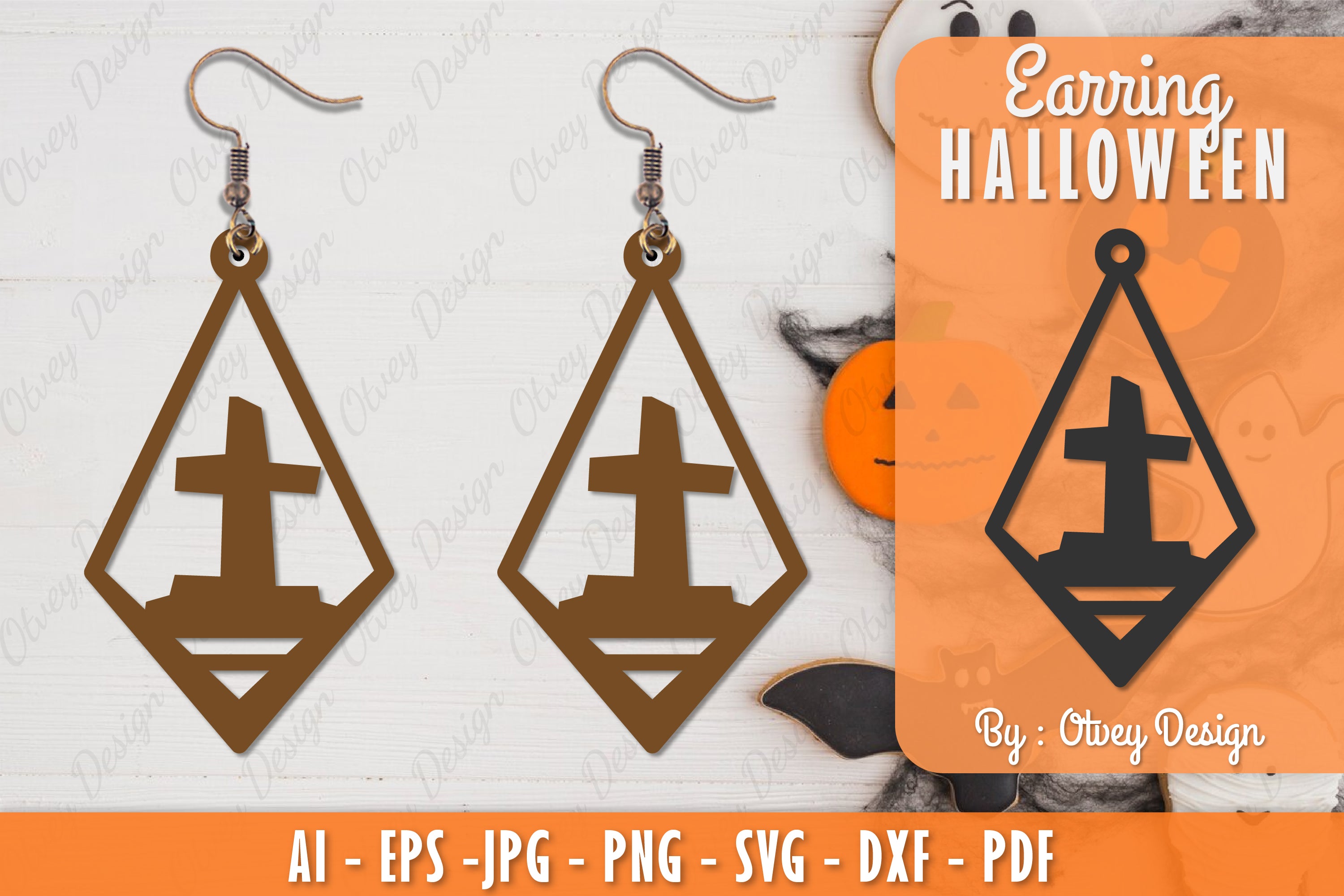 Earring Halloween Lasercut SVG Bundle 122 - CraftNest - Digital Crafting and Art