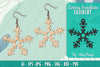 Snowflake Earring Lasercut SVG Bundle