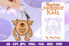 Monster Kids Keychain SVG Bundle