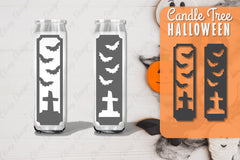 Halloween Candle Tree Design SVG Bundle 6 - CraftNest - Digital Crafting and Art