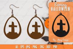 Earring Halloween Lasercut SVG Bundle 93 - CraftNest - Digital Crafting and Art