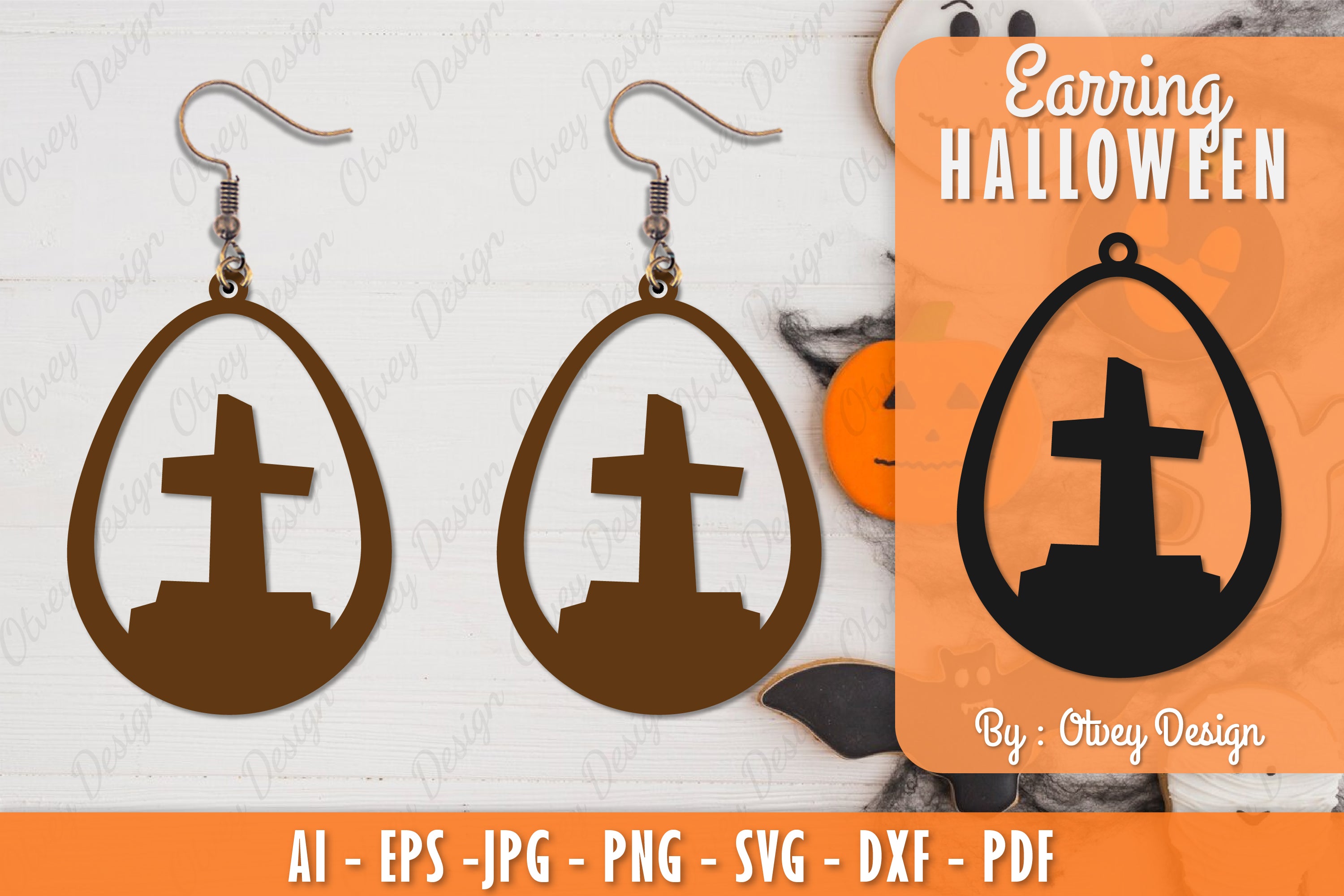 Earring Halloween Lasercut SVG Bundle 93 - CraftNest - Digital Crafting and Art
