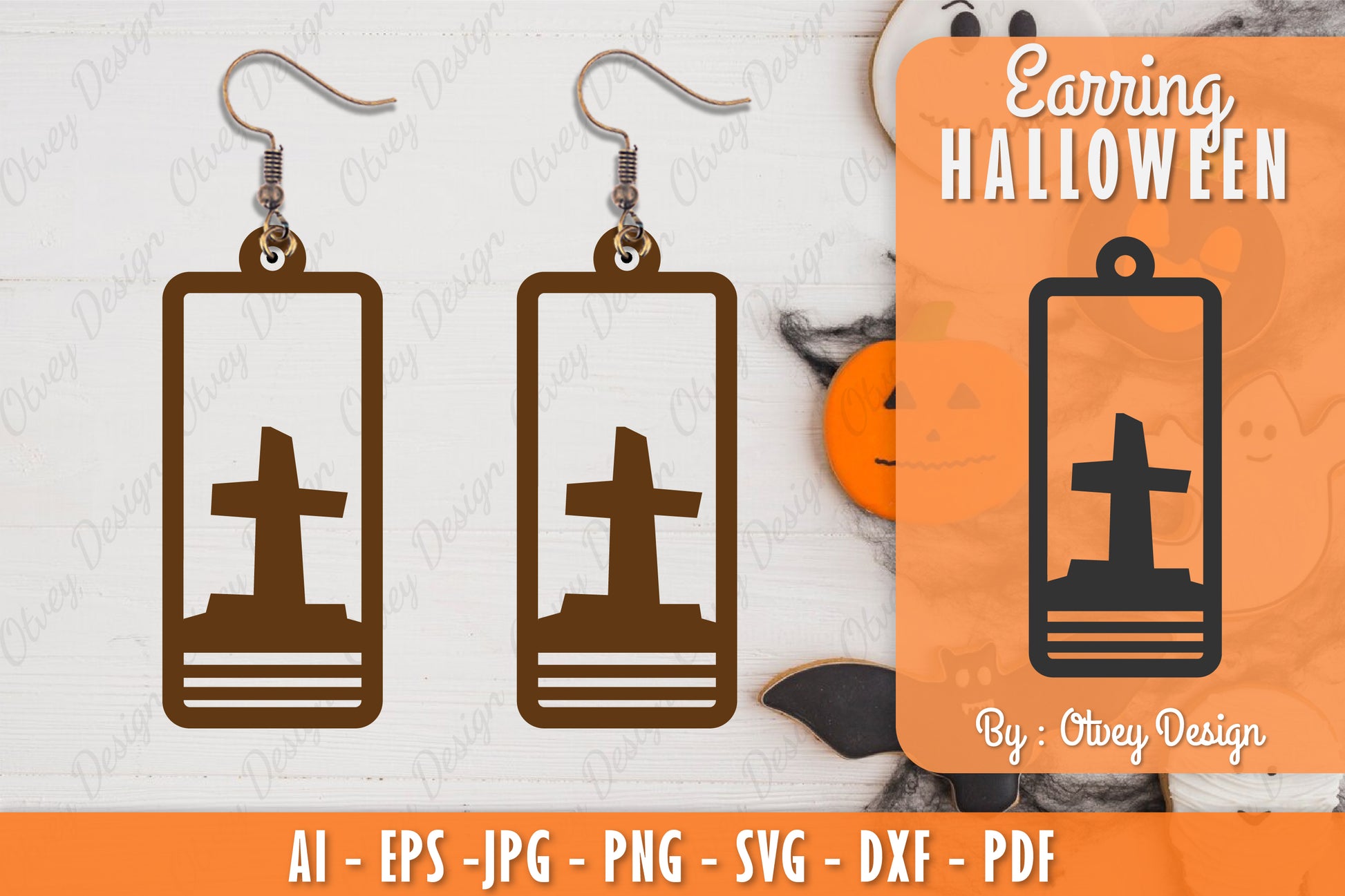 Earring Halloween Lasercut SVG Bundle 36 - CraftNest - Digital Crafting and Art