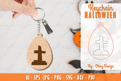 Keychain Halloween Lasercut SVG Bundle 60 - CraftNest - Digital Crafting and Art