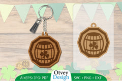 St Patrick's Day Keychain SVG Bundle 94 - CraftNest - Digital Crafting and Art
