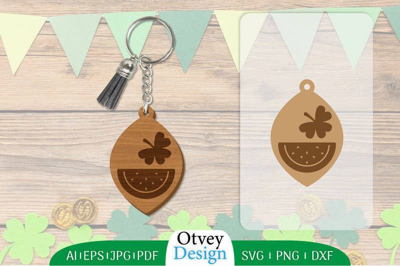 St Patrick's Day Keychain SVG Bundle 52 - CraftNest - Digital Crafting and Art