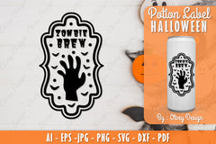Halloween Potion Label SVG Bundle 7 - CraftNest - Digital Crafting and Art