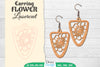 Earring Flower Lasercut SVG Bundle