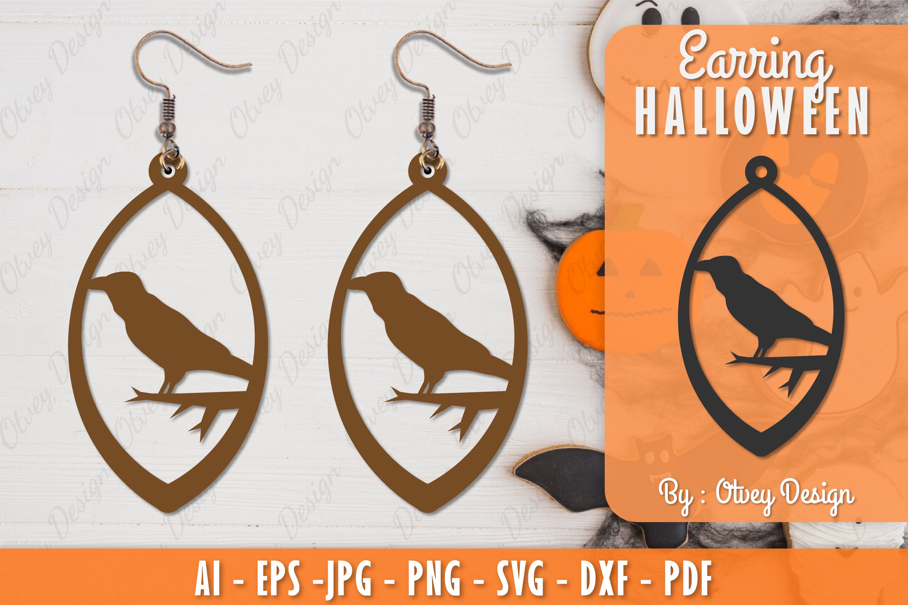 Earring Halloween Lasercut SVG Bundle 152 - CraftNest - Digital Crafting and Art