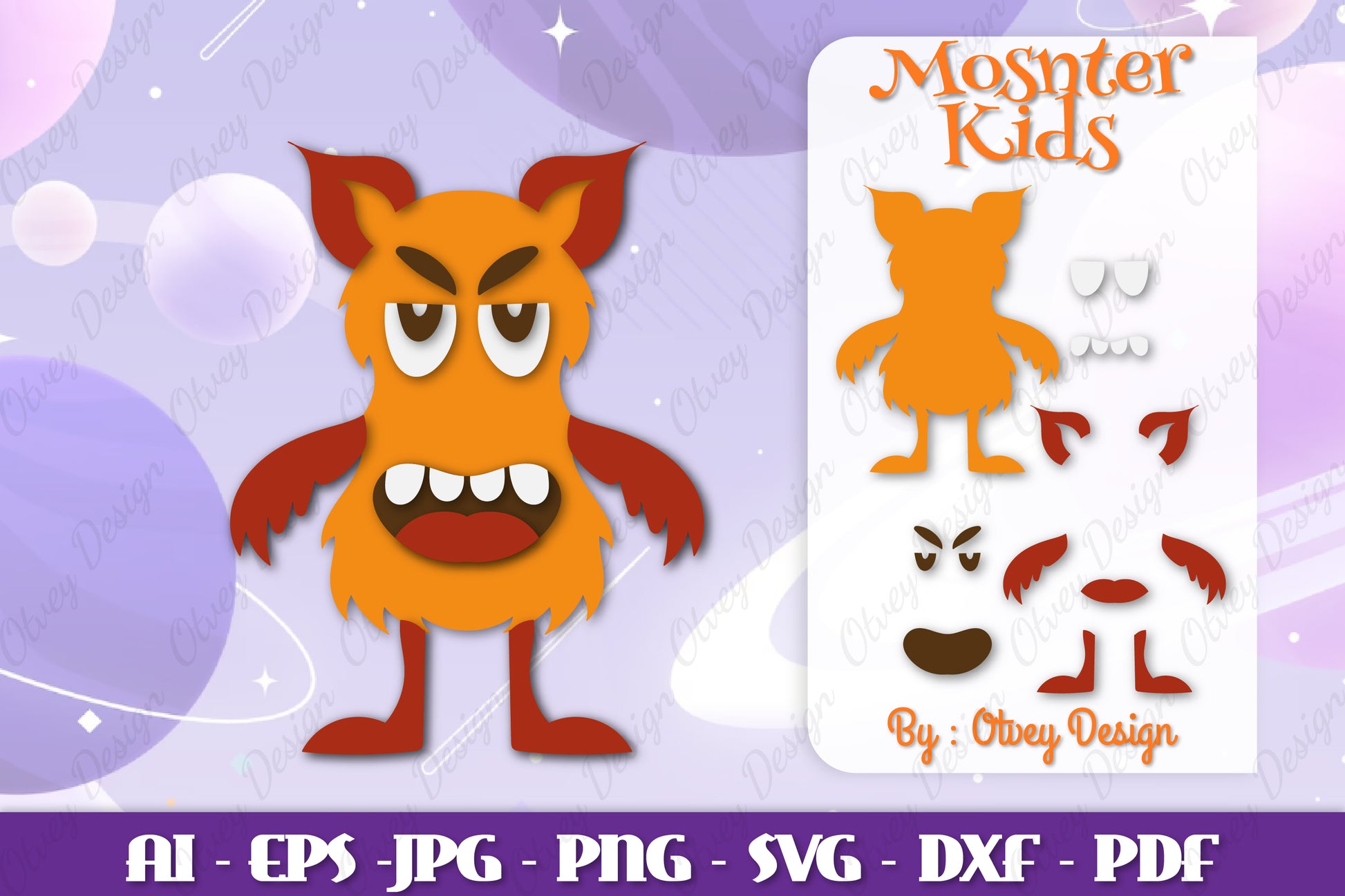 Monster Kids SVG Bundle 15 - CraftNest - Digital Crafting and Art