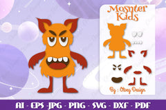 Monster Kids SVG Bundle 15 - CraftNest - Digital Crafting and Art