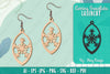Snowflake Earring Lasercut SVG Bundle