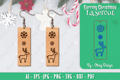 Christmas Earrings SVG Bundle 114 - CraftNest - Digital Crafting and Art