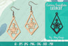 Snowflake Earring Lasercut SVG Bundle