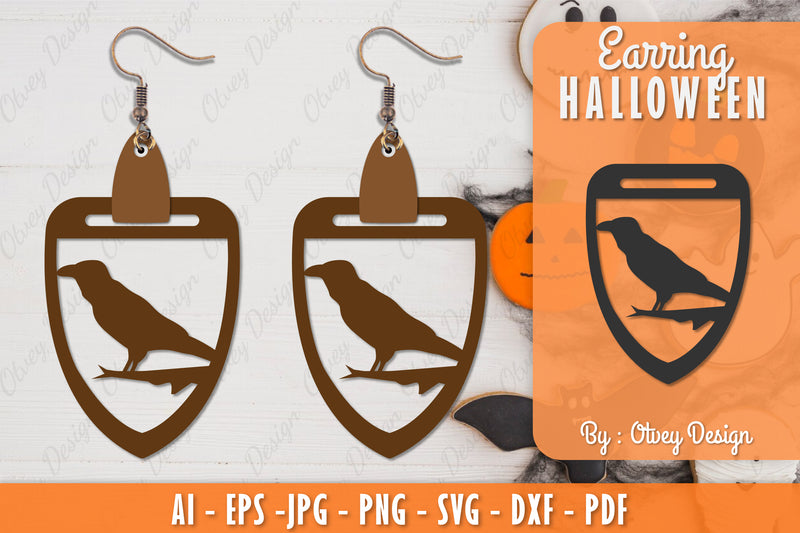 Earring Halloween Lasercut SVG Bundle 239 - CraftNest - Digital Crafting and Art