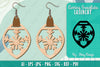 Snowflake Earring Lasercut SVG Bundle