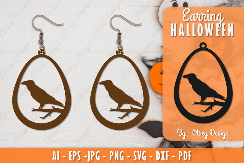 Earring Halloween Lasercut SVG Bundle 94 - CraftNest - Digital Crafting and Art