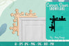 Snowflake Corner Door SVG Bundle
