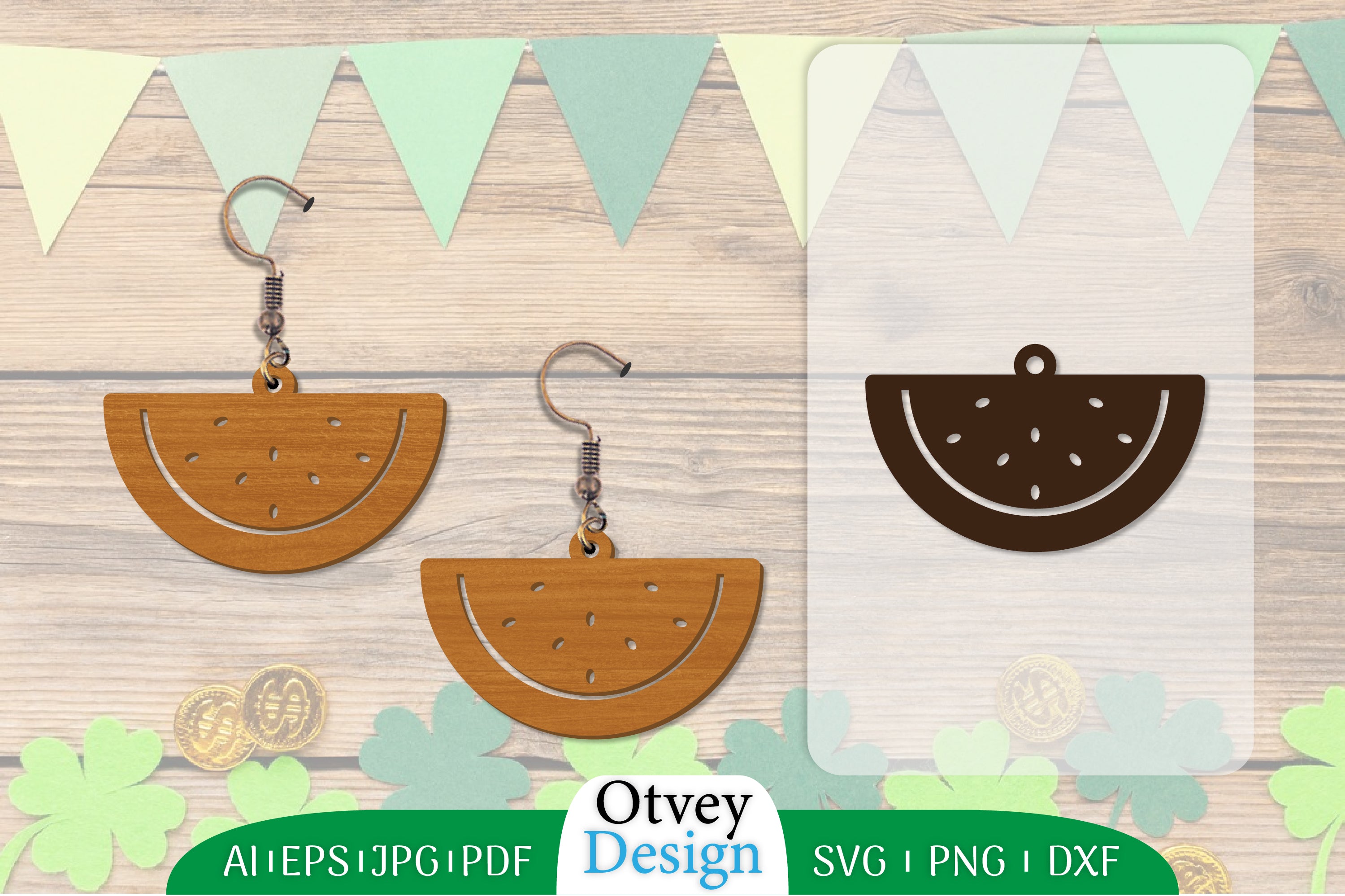 St Patrick's Day Earring Lasercut SVG Bundle 3 - CraftNest - Digital Crafting and Art