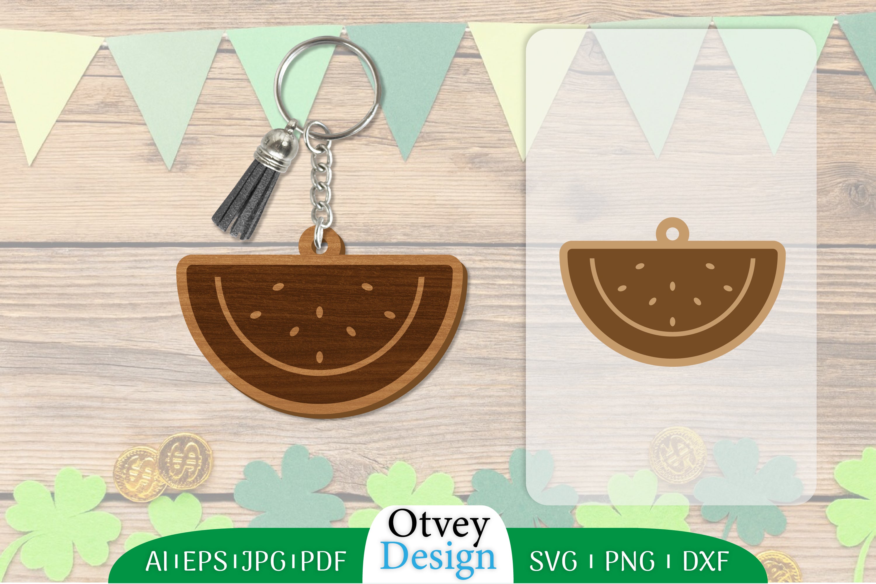 St Patrick's Day Keychain Lasercut SVG Bundle