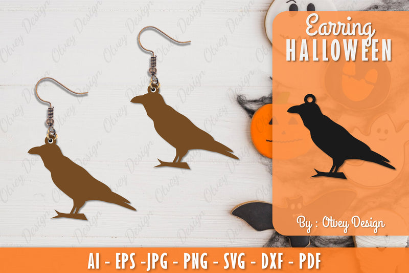 Earring Halloween Lasercut SVG Bundle 7 - CraftNest - Digital Crafting and Art