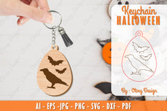 Keychain Halloween Lasercut SVG Bundle 61 - CraftNest - Digital Crafting and Art