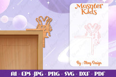 Monster Kids Corner Door Lasercut SVG Bundle 32 - CraftNest - Digital Crafting and Art