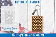 4th of July Keychain SVG Bundle 5 - CraftNest - Digital Crafting and Art