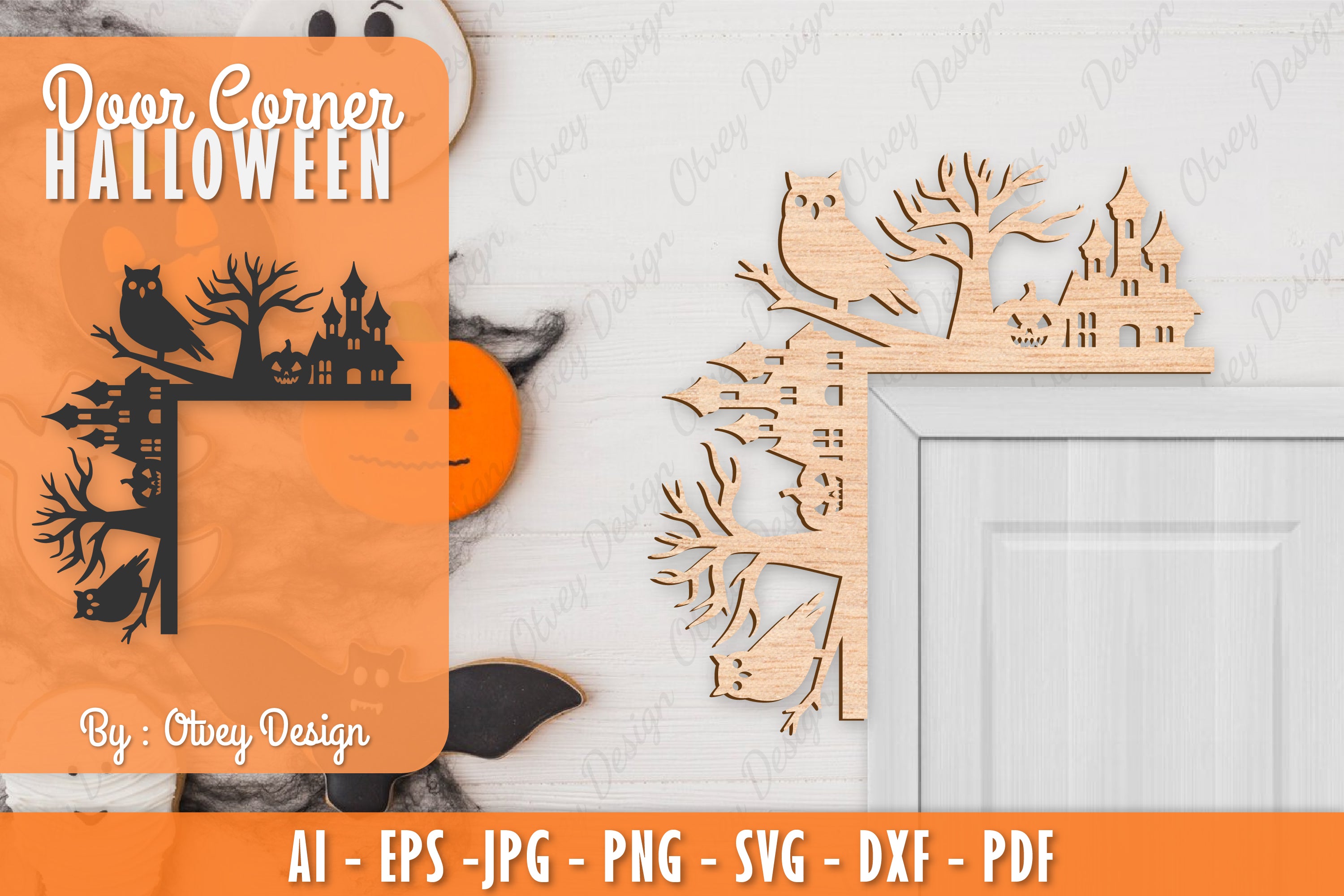 Corner Door Halloween SVG Bundle 8 - CraftNest - Digital Crafting and Art