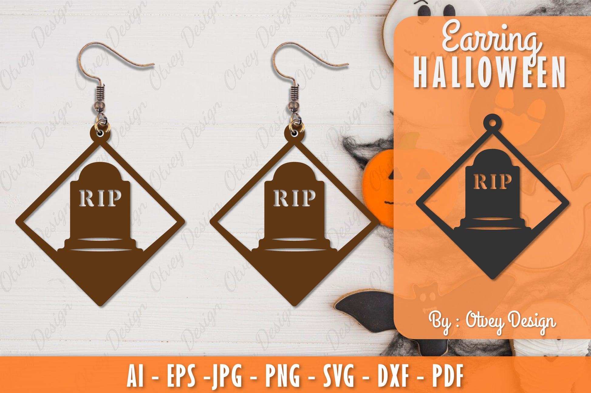 Halloween Earring Lasercut SVG Bundle 7 - CraftNest - Digital Crafting and Art