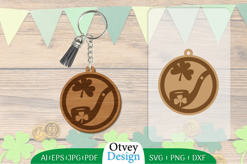 St Patrick's Day Keychain SVG Bundle 27 - CraftNest - Digital Crafting and Art