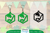 St Patrick's Day Earring Lasercut SVG Bundle