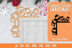 Christmas Corner Door SVG Bundle 8 - CraftNest - Digital Crafting and Art