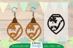St Patrick's Day Earring Lasercut SVG Bundle 63 - CraftNest - Digital Crafting and Art
