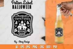 Halloween Potion Label SVG Bundle 28 - CraftNest - Digital Crafting and Art